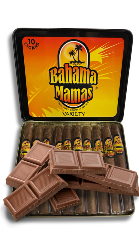 Bahama Mamas Cigarillos - Velikost balení: Balení 10ks, Příchuť: Chocolate