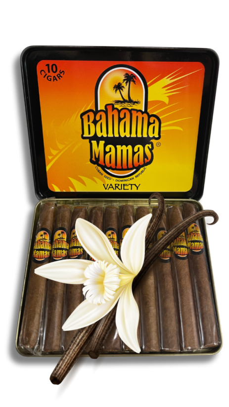 Bahama Mamas Cigarillos - Velikost balení: Balení 10ks, Příchuť: Vanilla